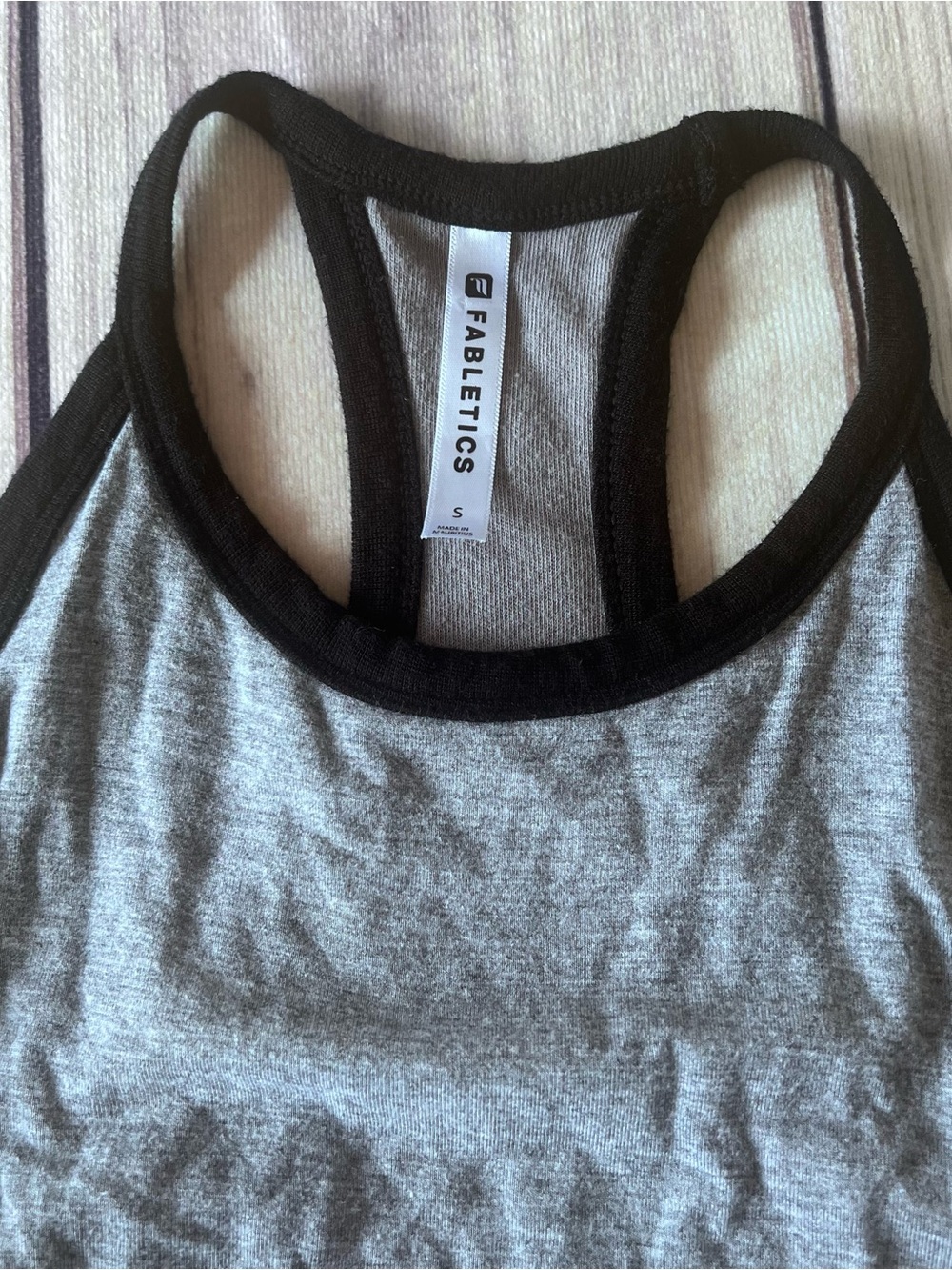 Fabletics Grey Racerback Ruched Midi Dress - Picture 4 of 9